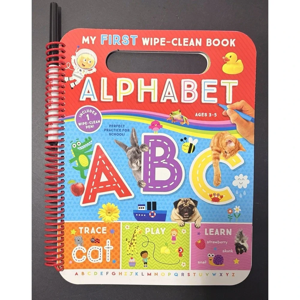 My First Wipe-Clean: Alphabet-Teacher-Approved Activities to Help Kids Trace ABC